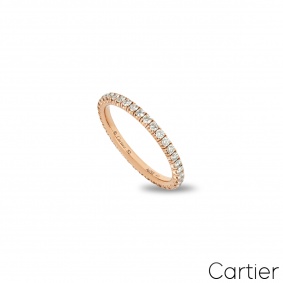 Cartier Rose Gold Diamond tincelle de Cartier Full Eternity Ring B4086500
